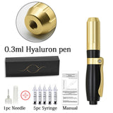 2019 New High Pressure Hyaluronic Acid Pen High density metal For Anti Wrinkle Lifting Lip hyaluron gun atomizer hyaluronic pen