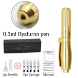 2019 New High Pressure Hyaluronic Acid Pen High density metal For Anti Wrinkle Lifting Lip hyaluron gun atomizer hyaluronic pen