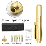 2019 New High Pressure Hyaluronic Acid Pen High density metal For Anti Wrinkle Lifting Lip hyaluron gun atomizer hyaluronic pen
